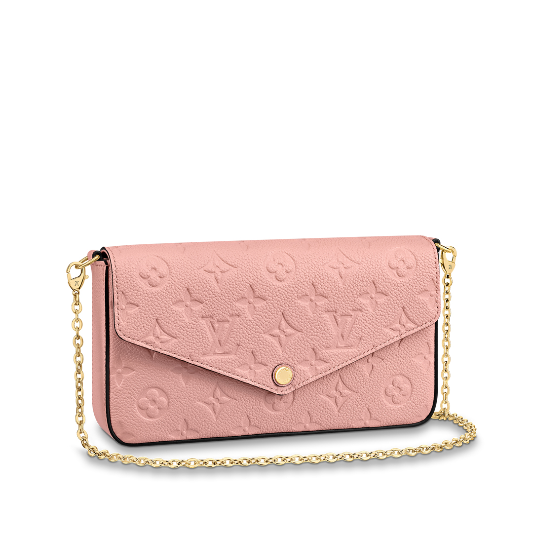 Louis Vuitton FELICIE POCHETTE Handbag Monogram Empreinte M67856 Pink